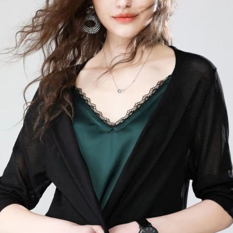 Cardigan Longo Feminino Leve