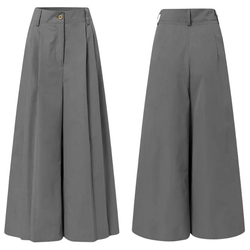 Calça Pantalona Casimira Plissada ChicSoul