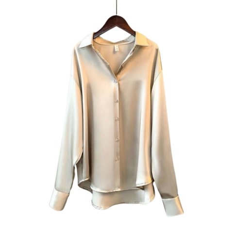 Camisa Social Feminina em Seda ChicSoul