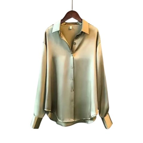Camisa Social Feminina em Seda ChicSoul