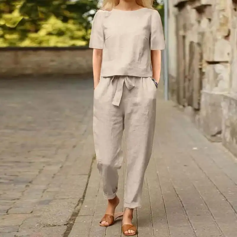 Conjunto Blusa e Calça em Algodão ChicSoul