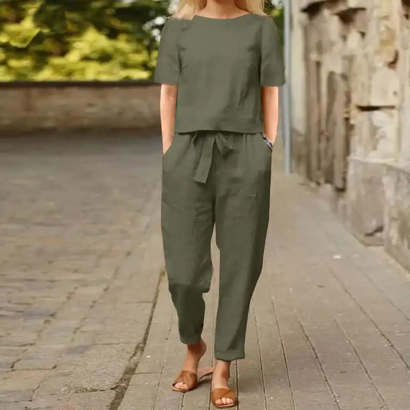 Conjunto Blusa e Calça em Algodão ChicSoul
