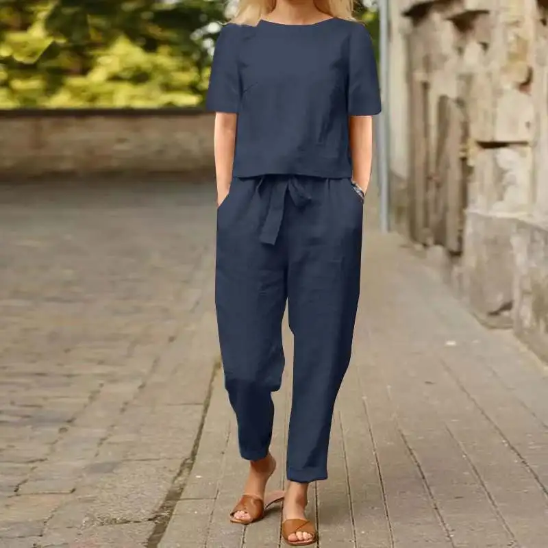 Conjunto Blusa e Calça em Algodão ChicSoul