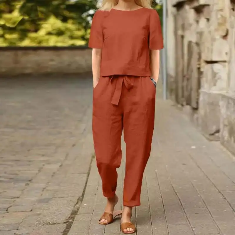 Conjunto Blusa e Calça em Algodão ChicSoul
