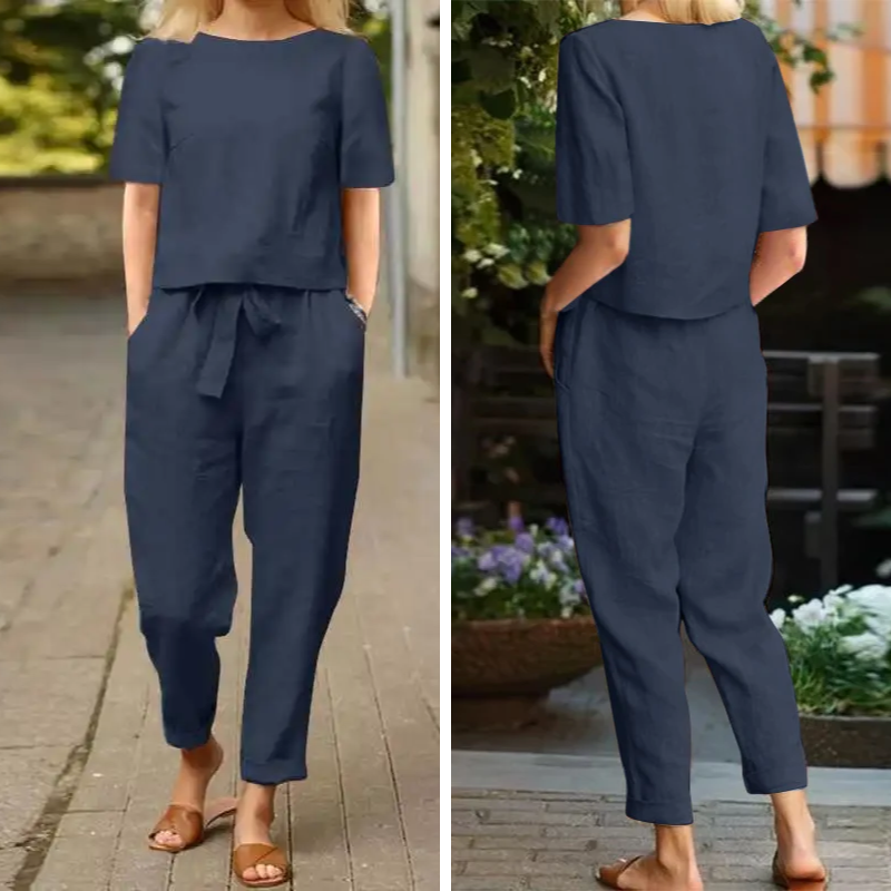 Conjunto Blusa e Calça em Algodão ChicSoul