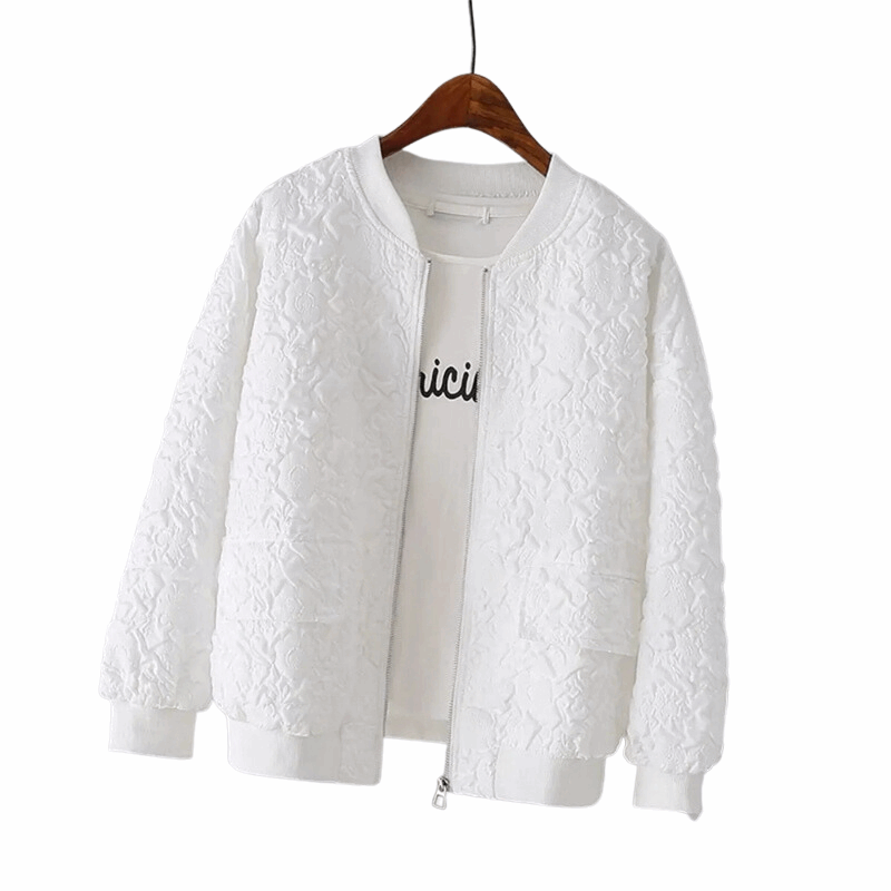 Jaqueta Bomber Texturizada Feminina ChicSoul