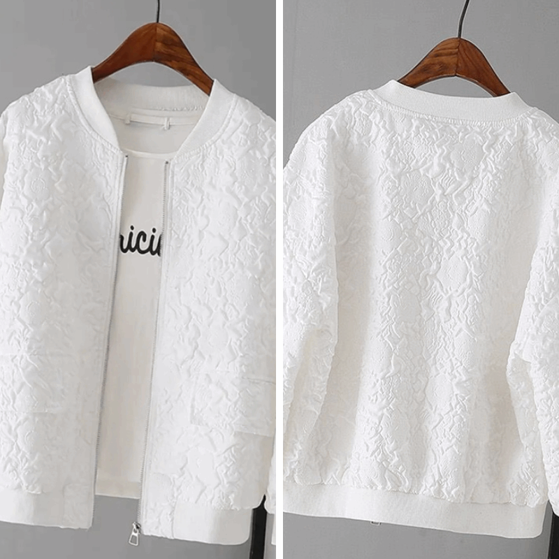 Jaqueta Bomber Texturizada Feminina ChicSoul