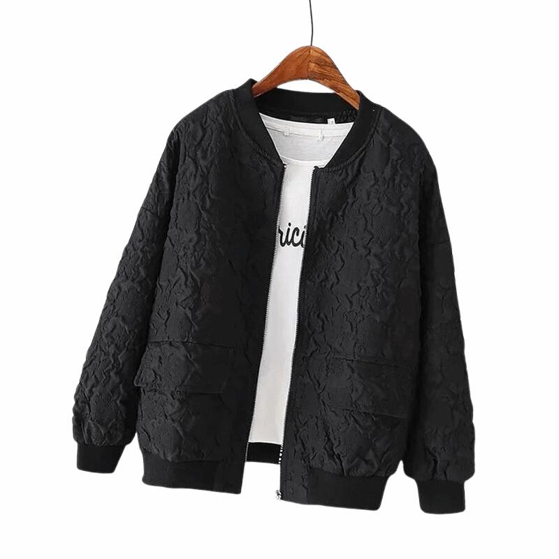 Jaqueta Bomber Texturizada Feminina ChicSoul