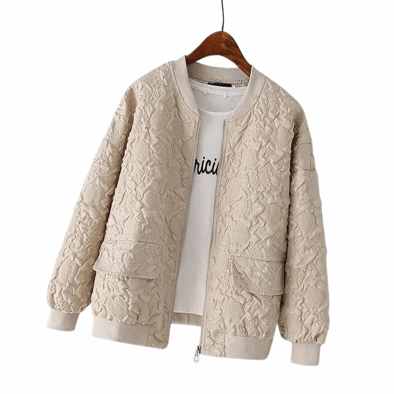 Jaqueta Bomber Texturizada Feminina ChicSoul
