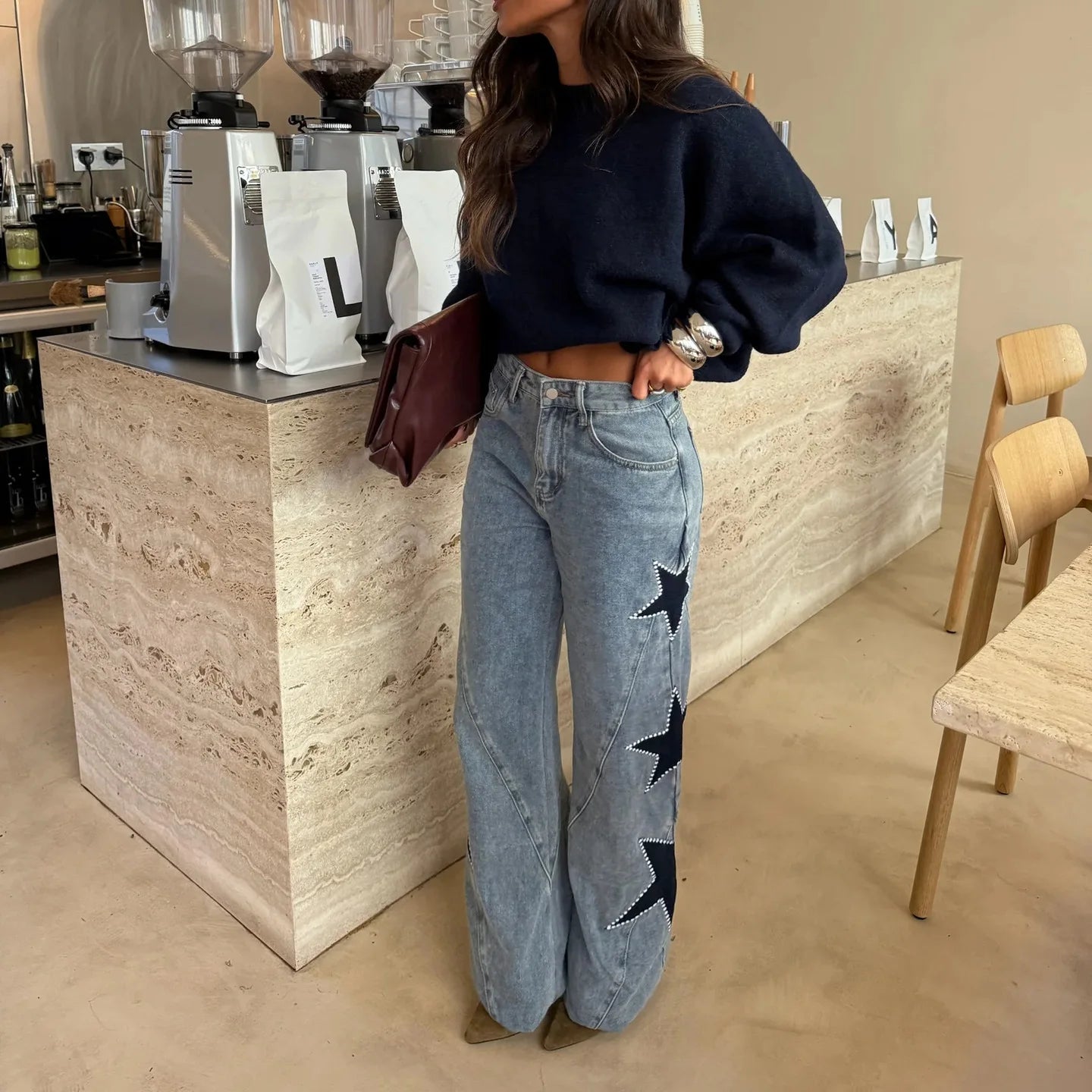 Calça Jeans Reta Casual Star