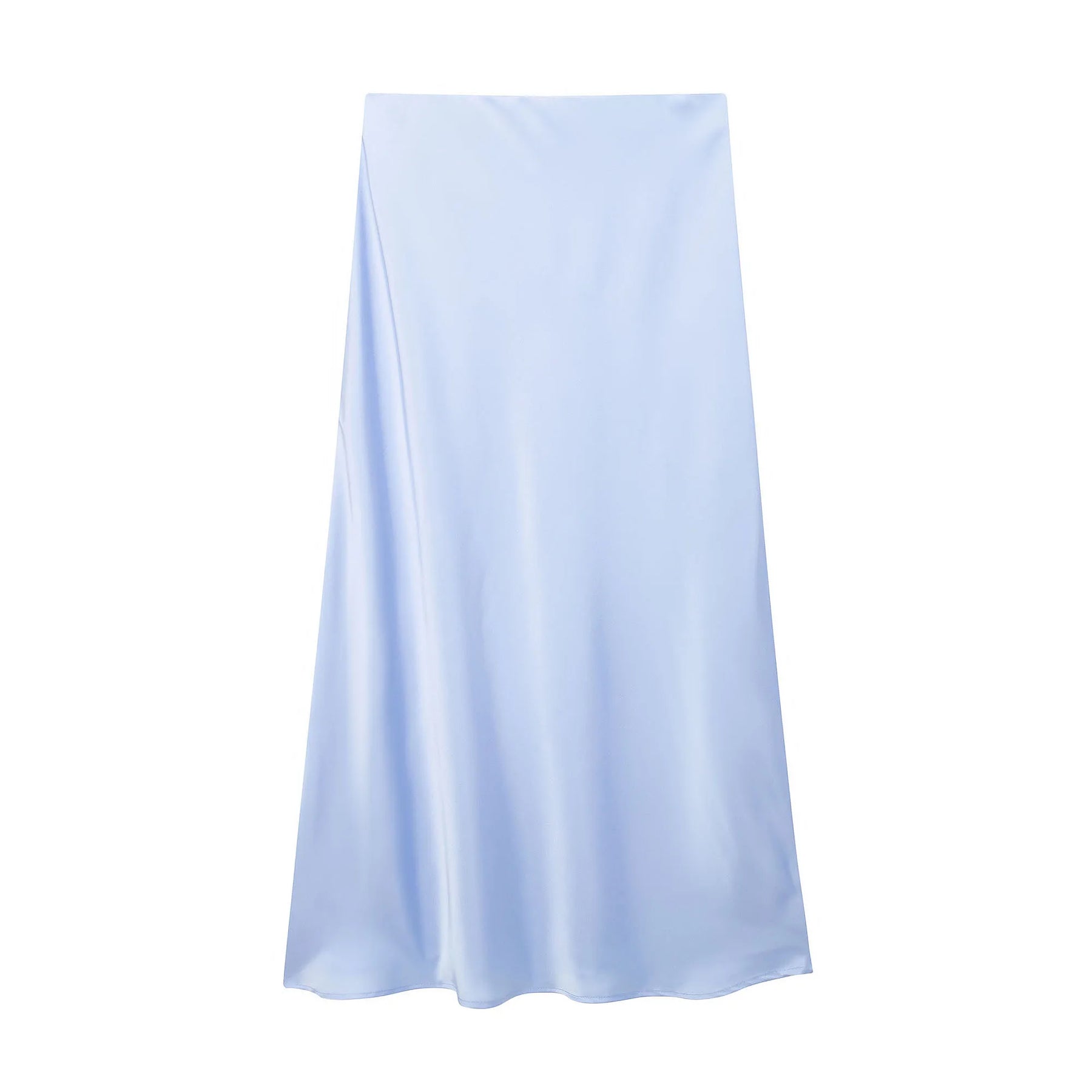 Saia Midi Feminina Acetinada