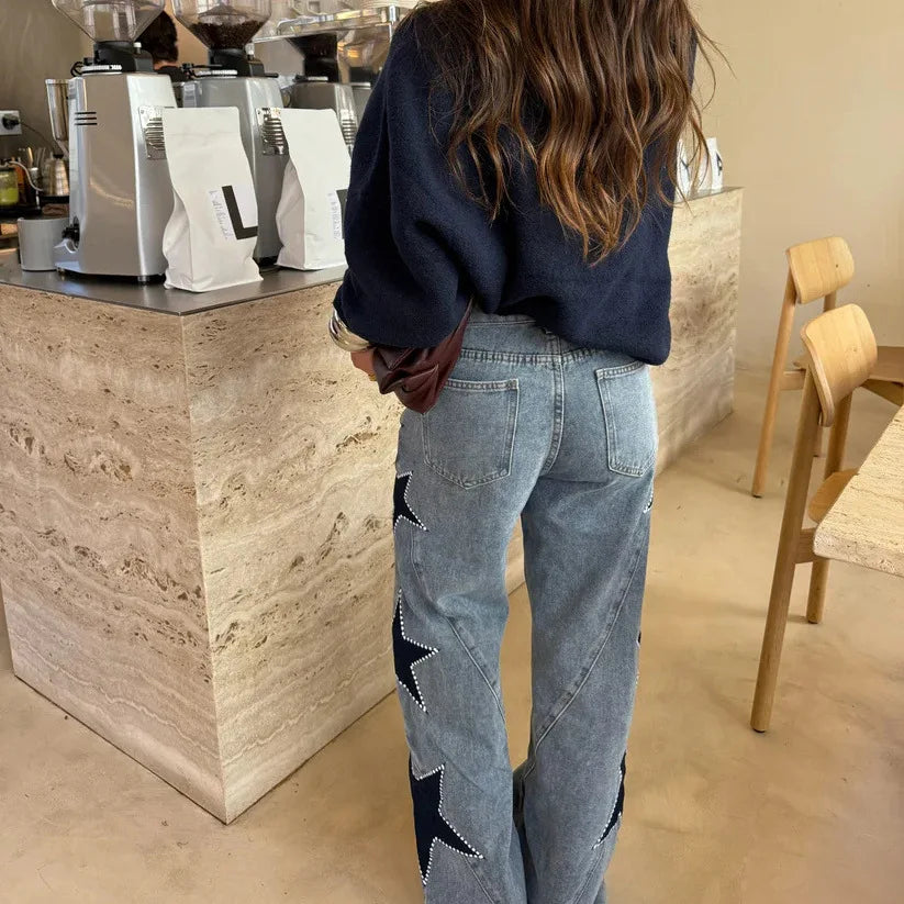 Calça Jeans Reta Casual Star