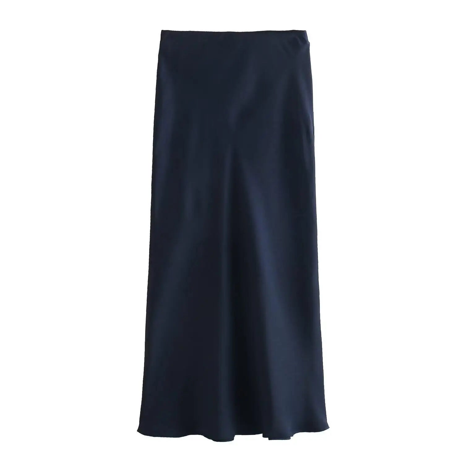 Saia Midi Feminina Acetinada