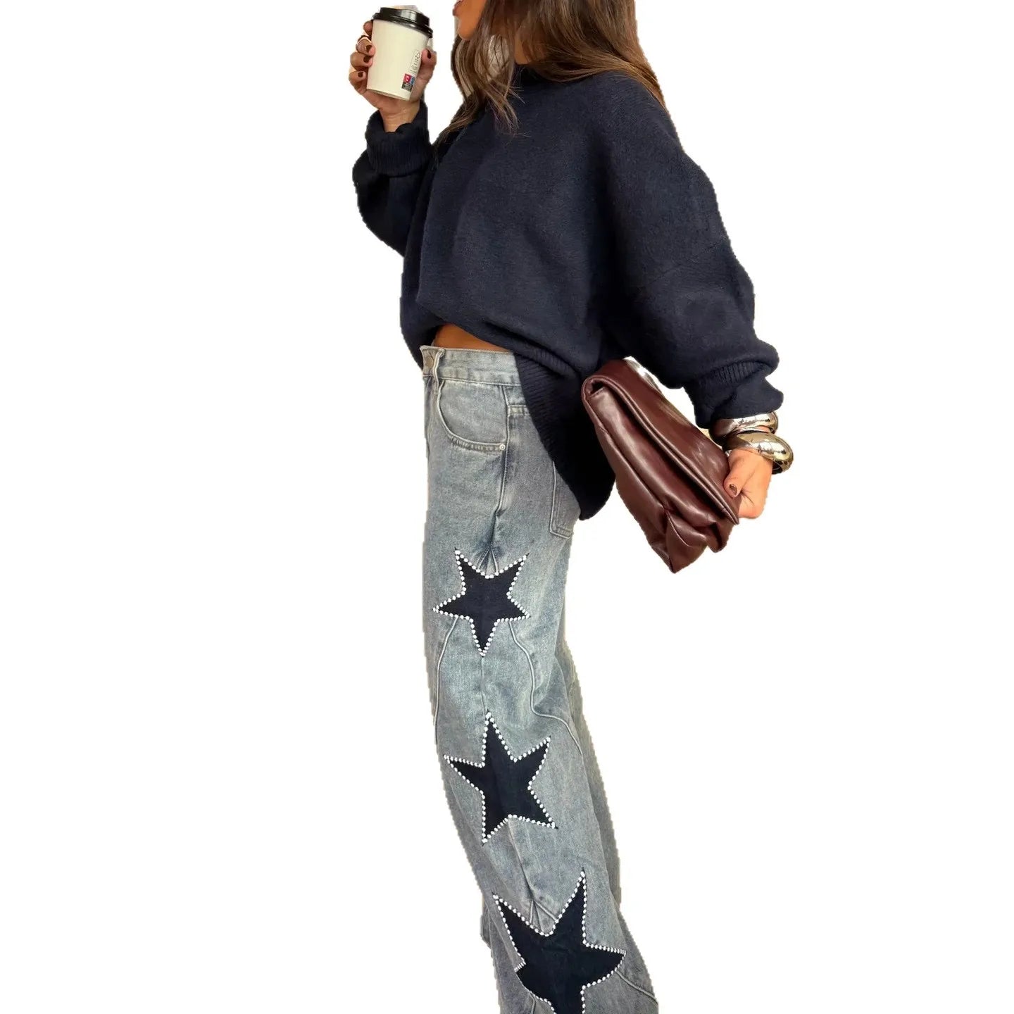 Calça Jeans Reta Casual Star