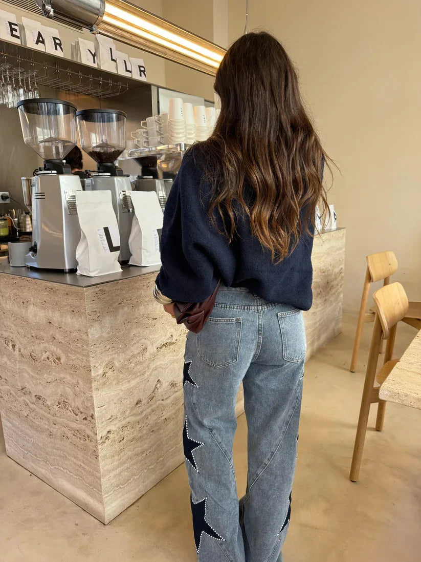 Calça Jeans Reta Casual Star