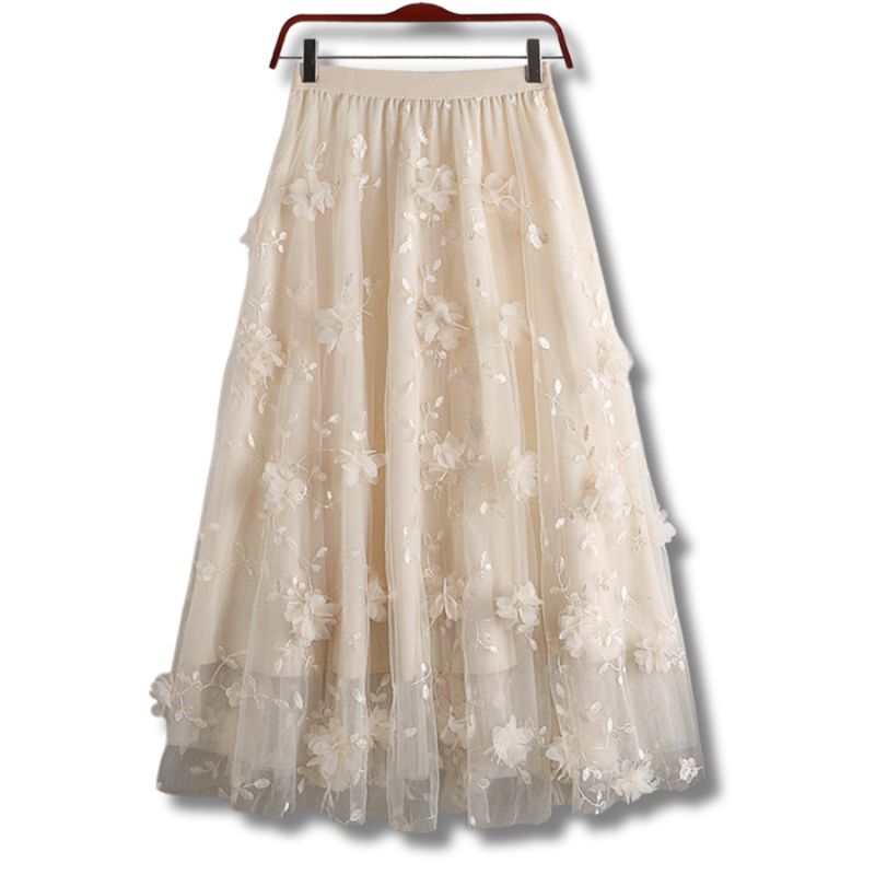 Saia-Midi-de-Tule-Renda-Floral-ChicSoul