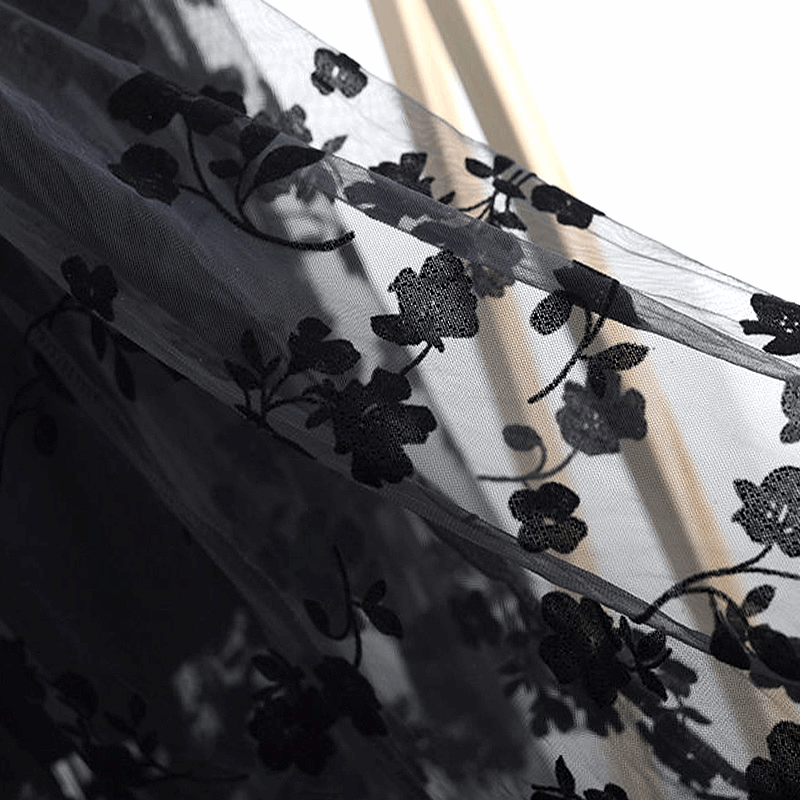 Saia de Tule Floral Midi ChicSoul