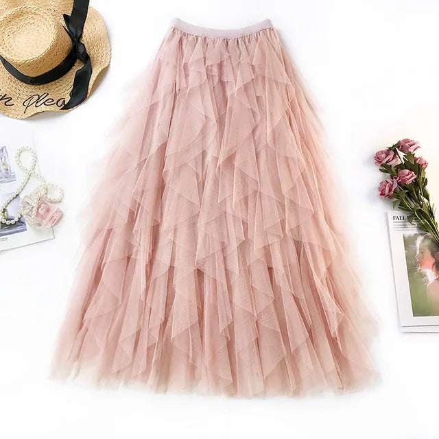 Saia de Tule Midi ChicSoul