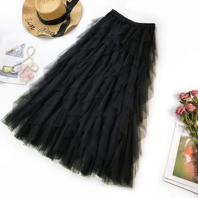 Saia de Tule Midi ChicSoul