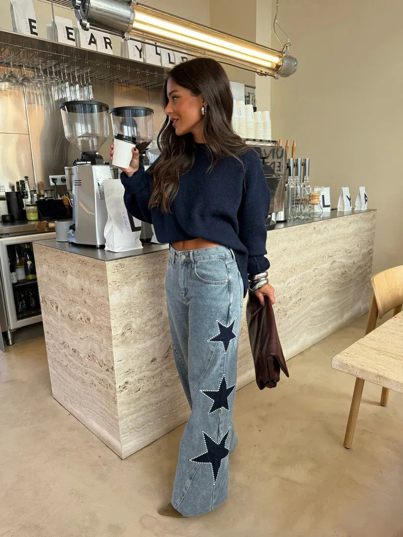 Calça Jeans Reta Casual Star