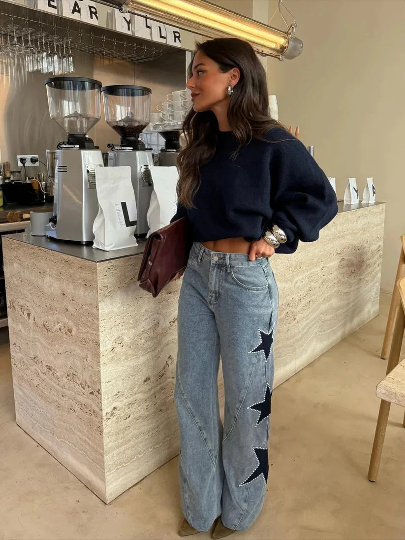 Calça Jeans Reta Casual Star