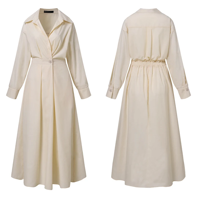 Vestido Camisa Elegante ChicSoul