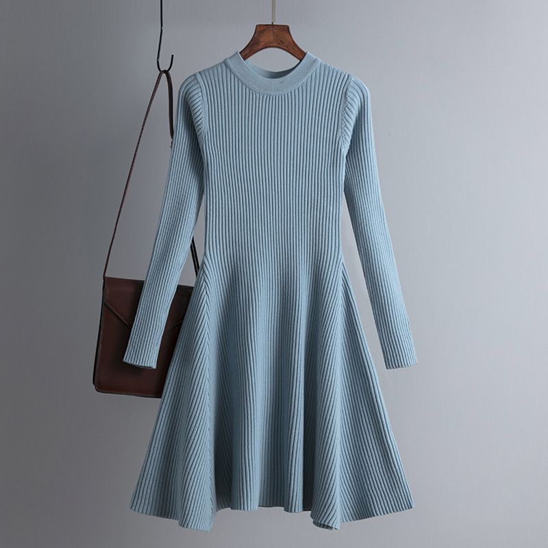 Vestido Grosso de Malha Curto Manga Longa ChicSoul