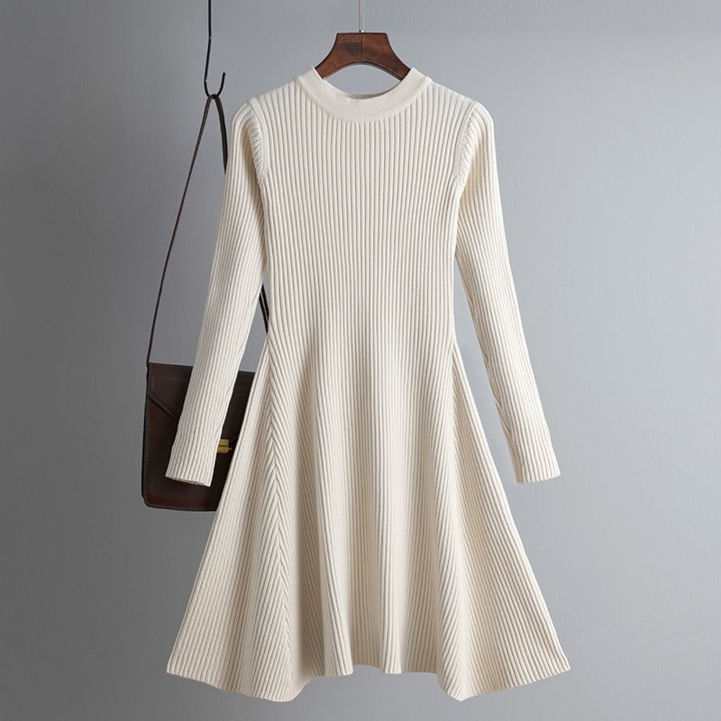 Vestido Grosso de Malha Curto Manga Longa ChicSoul