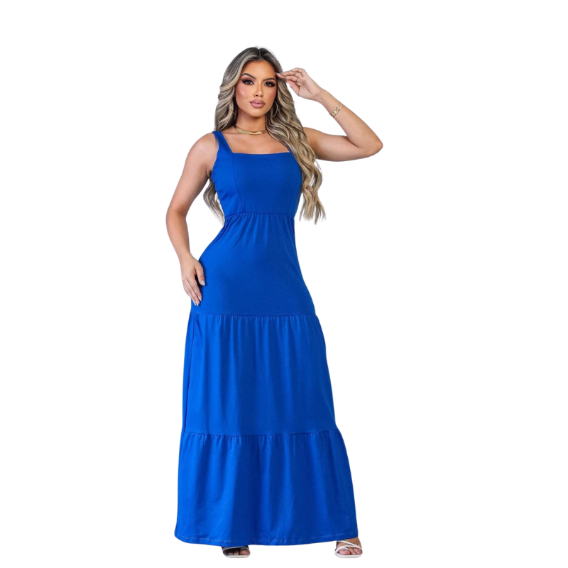 Vestido Longo Camadas 3 Marias ChicSoul