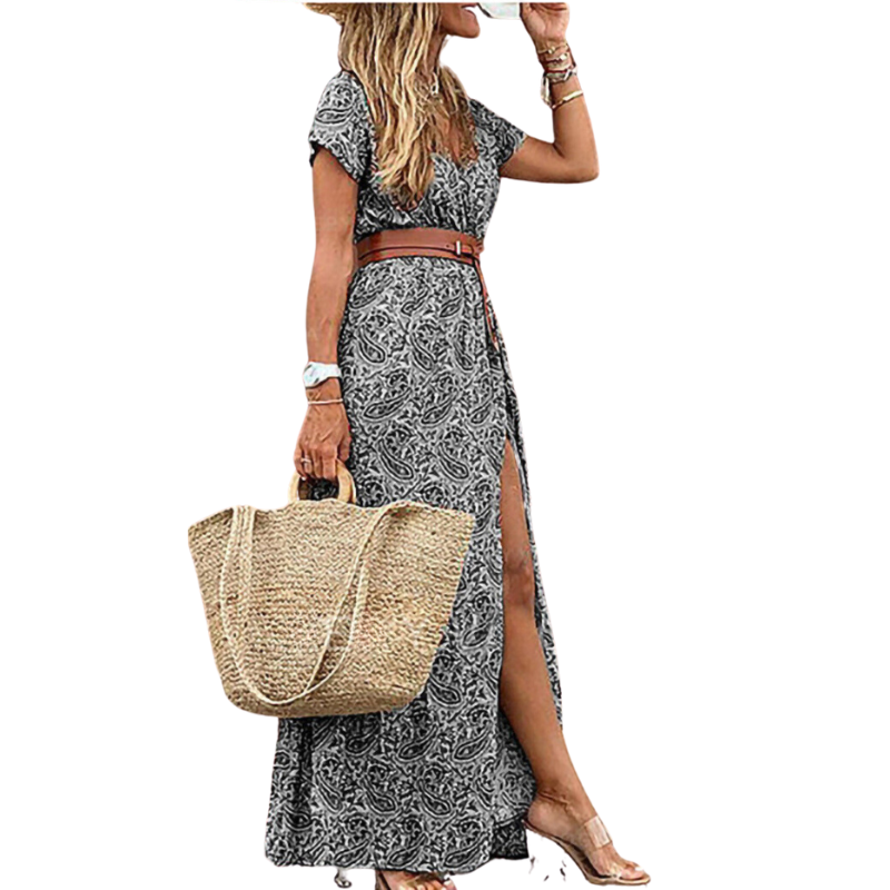 Vestido Longo Estampado ChicSoul