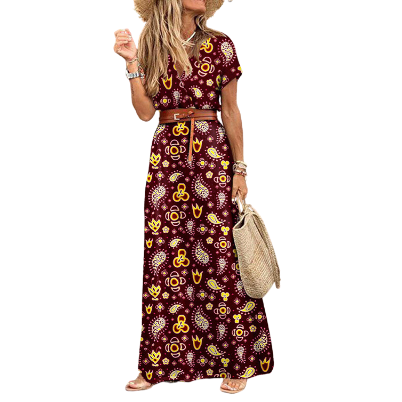 Vestido Longo Estampado ChicSoul