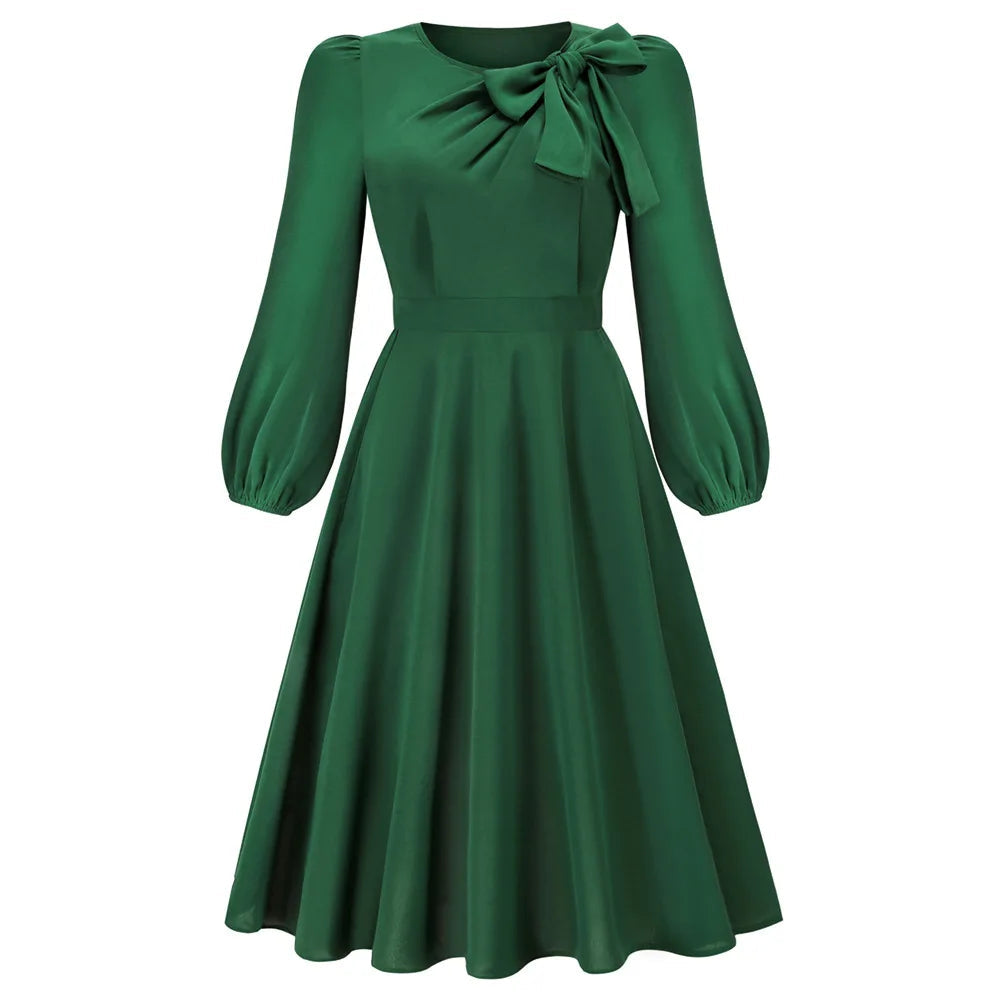 Vestido Midi Manga Longa ChicSoul