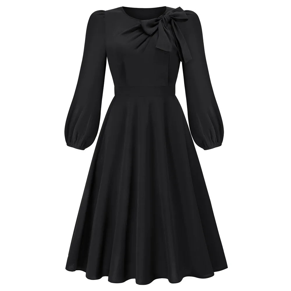 Vestido Midi Manga Longa ChicSoul