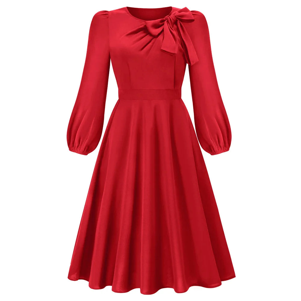 Vestido Midi Manga Longa ChicSoul