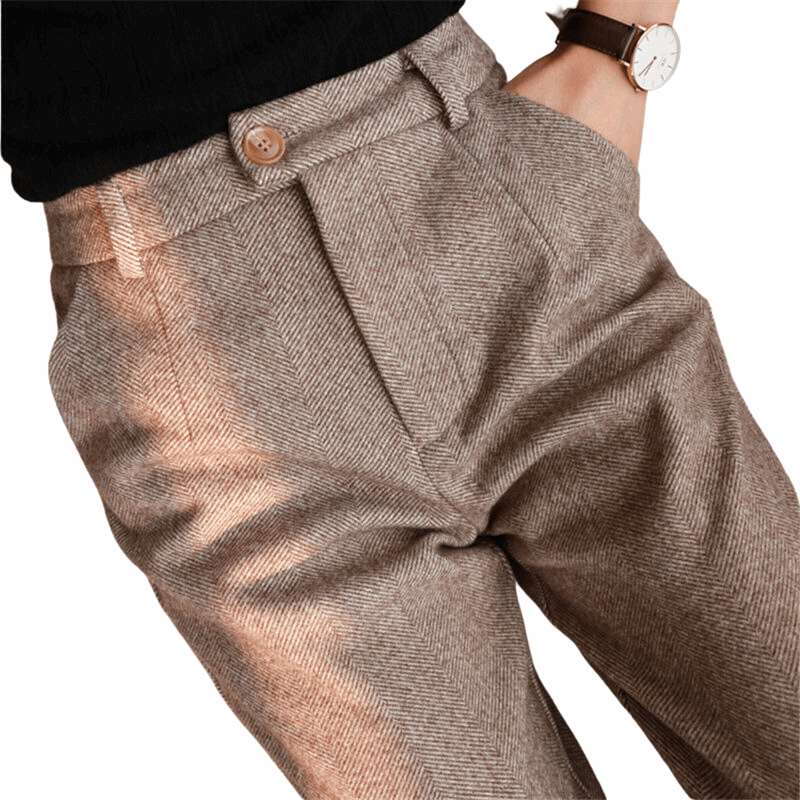 Calça Feminina Lápis de Lã ChicSoul