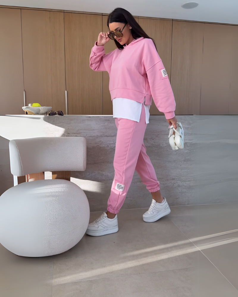 Conjunto Feminino Moletom com Capuz Comfy Gabi