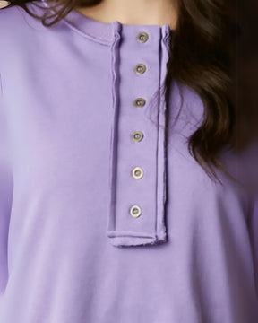 Blusa Oversized Rosa com Paetês Paula