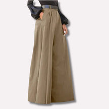 Calça Pantalona Casimira Plissada ChicSoul