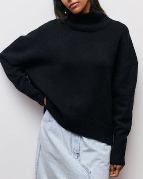 Blusa Feminina Oversized com Gola Alta Sabrina