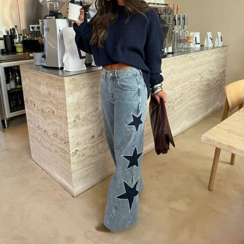 Calça Jeans Reta Casual Star