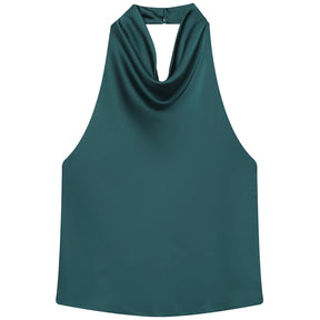 Blusa Frente Única Feminina com Gola Drapeada – Elegância e Frescor para o Verão