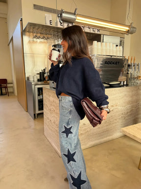 Calça Jeans Reta Casual Star