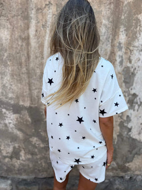 Conjunto Confortável com Estampa de Estrela
