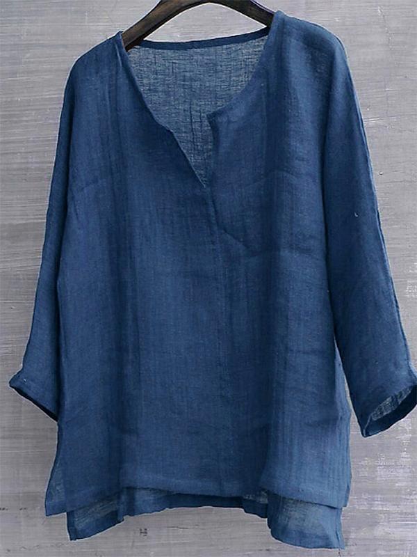 Camisa de Linho para o Verão/Praia