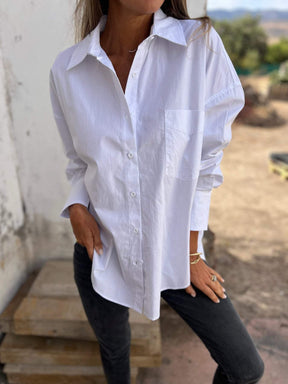 Camisa de Manga Longa com Lapela ChicSoul - como usar